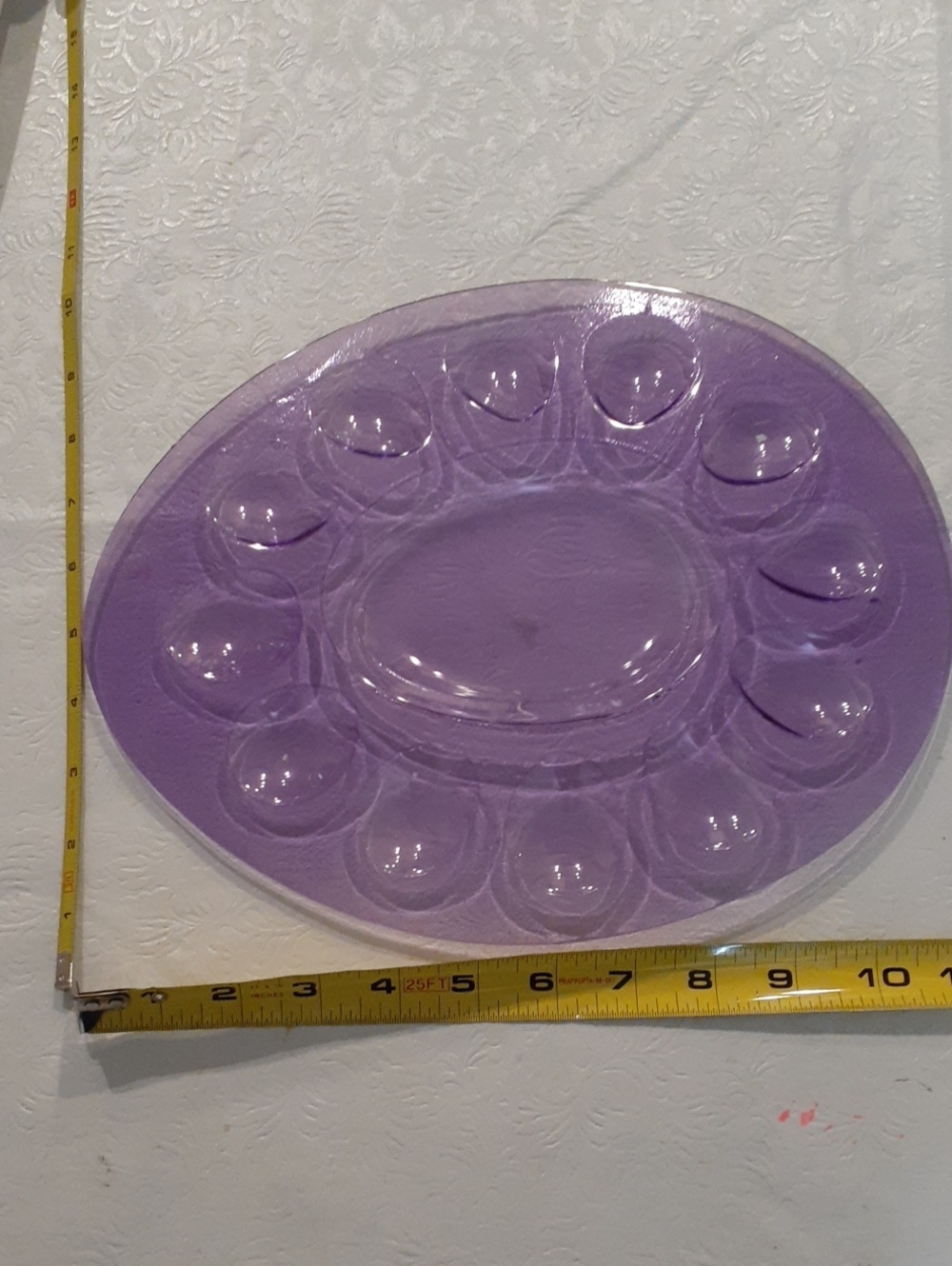Purple Deviled Egg Platter